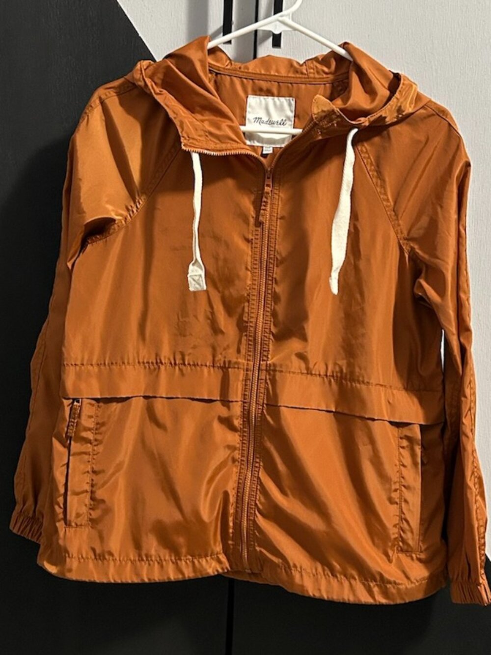 Madewell Raincheck Packable‎ Hooded Full-Zip Raincoat Women's XXS